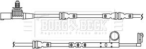 BORG & BECK Сигнализатор, износ тормозных колодок BWL3086